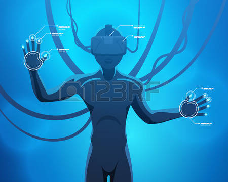 39283368-man-in-a-virtual-reality-helmet-futuristic-males-figure-in-a-vr-headset-against-the-blue-abstract-ba